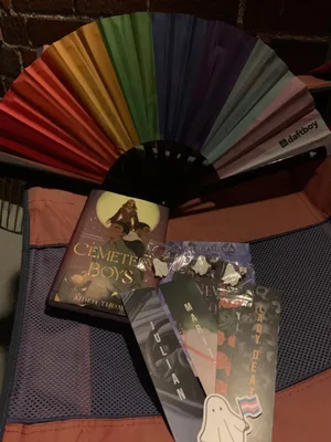 Customer review photo of Pride Inclusion Rave Bamboo Folding Hand Fan / Clack Fan - Large by Asha H.