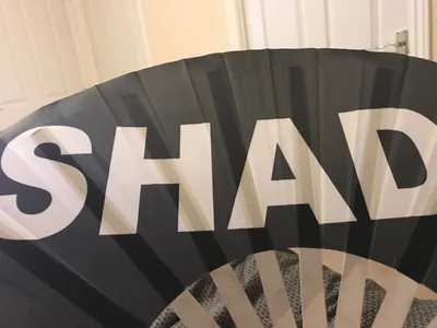 Customer review photo of Queen Rave Bamboo Folding Hand Fan / Clack Fan - Large by Christopher D.